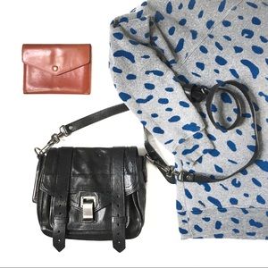 Proenza Schouler PS1 Mini Bag Black Leather